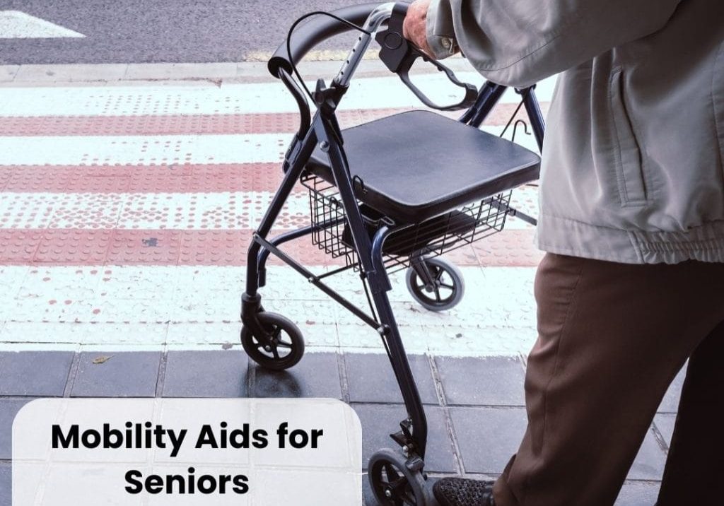 Mobility Aids for Seniors Walking Sticks, Walkers, and Shoes